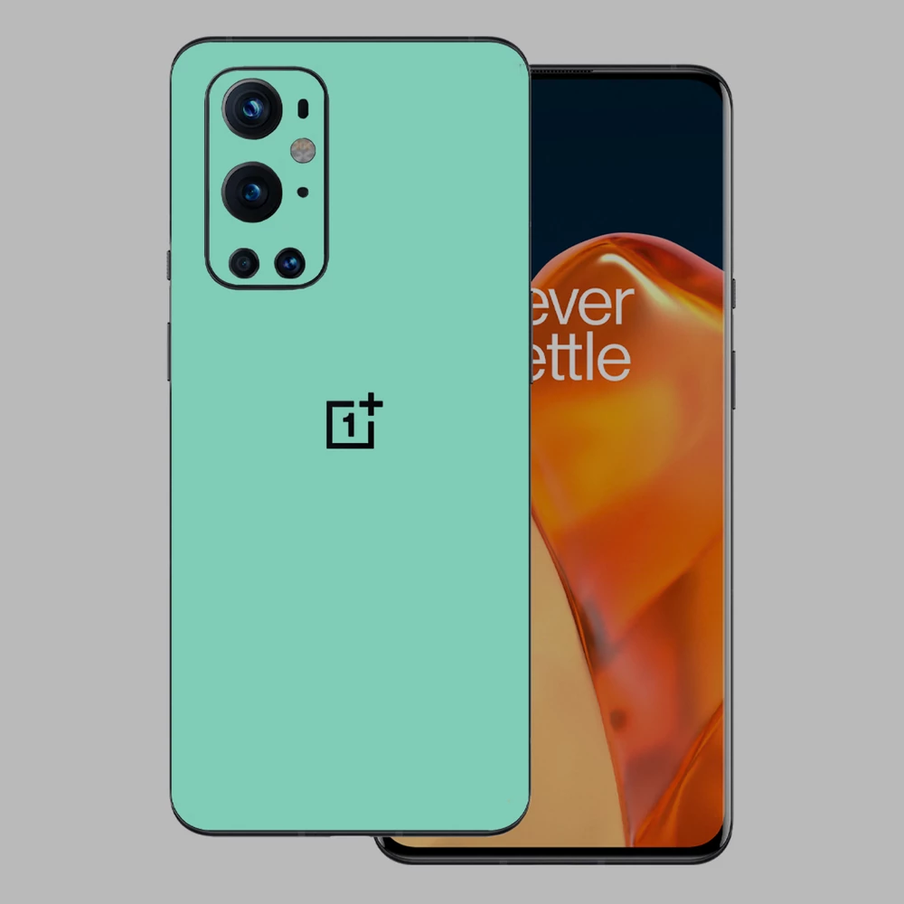 OnePlus 9 Pro - Fényes tiffany blue hátlap fólia