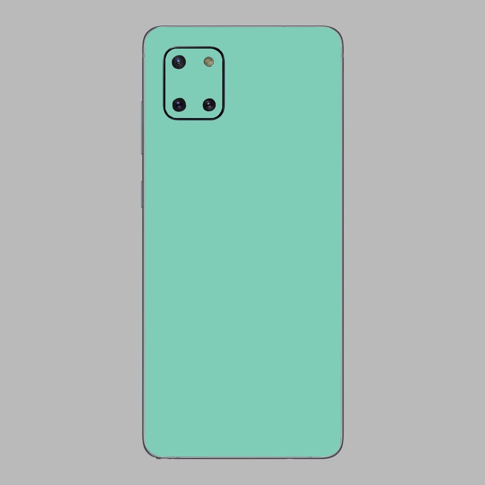 Samsung Galaxy Note 10 Lite - Fényes tiffany blue hátlap fólia