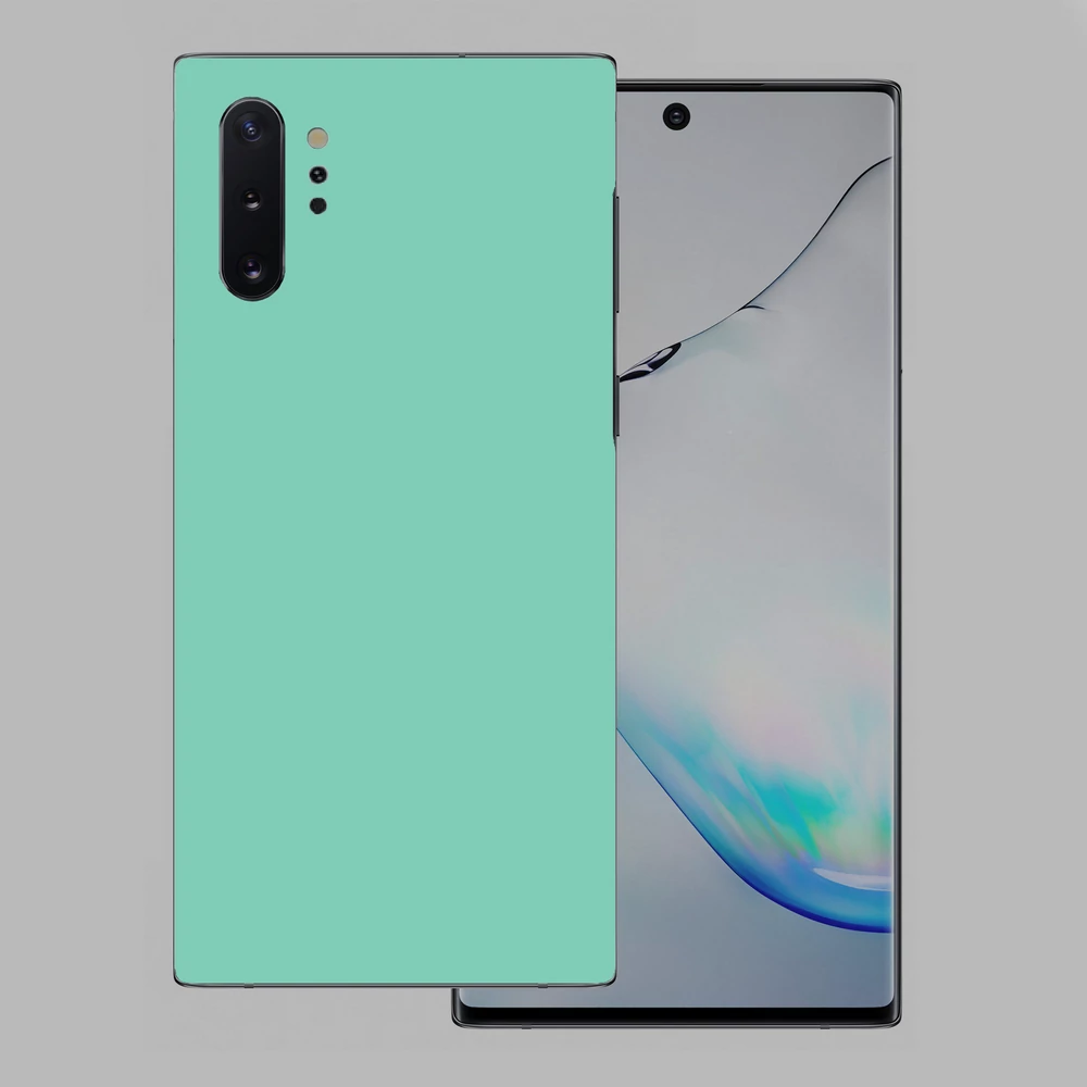 Samsung Galaxy Note 10 Plus - Fényes tiffany blue hátlap fólia