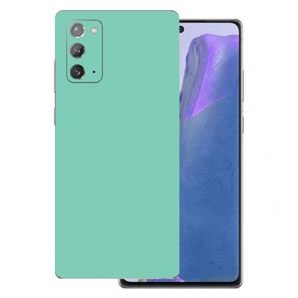 Samsung Galaxy Note 20 - Fényes tiffany blue hátlap fólia