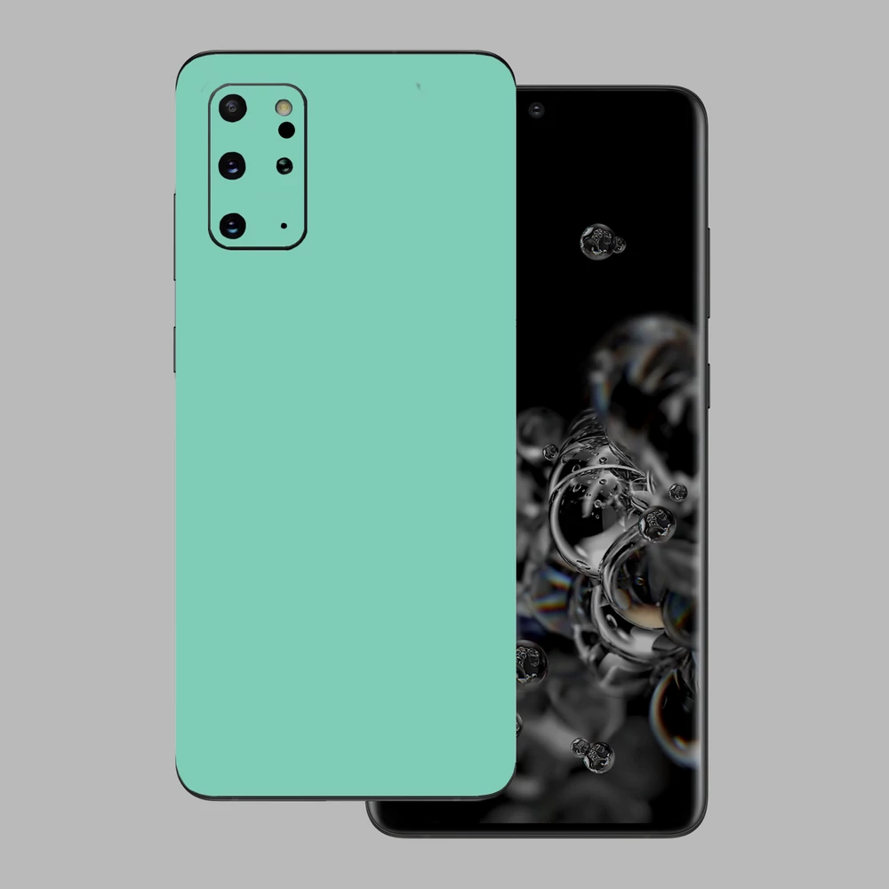 Samsung Galaxy S20 Plus - Fényes tiffany blue hátlap fólia