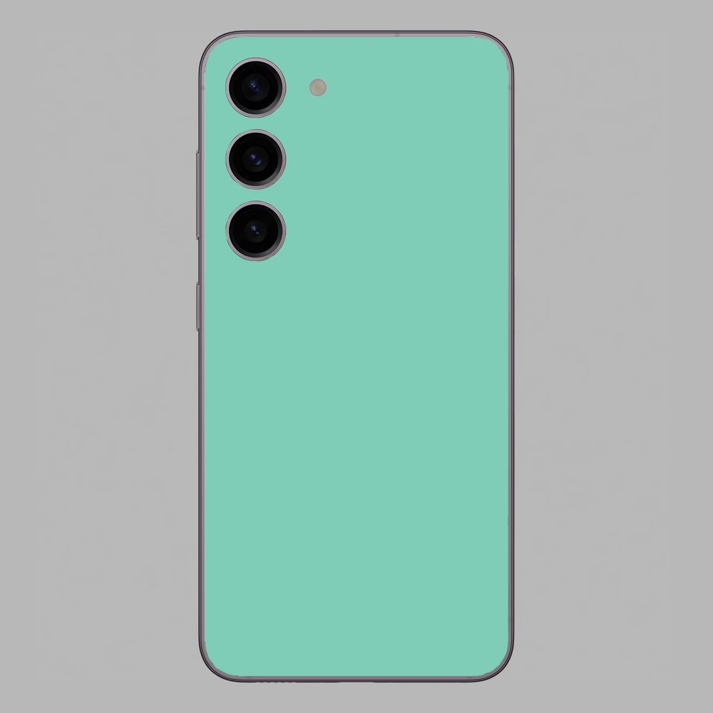 Samsung Galaxy S23 - Fényes tiffany blue hátlap fólia