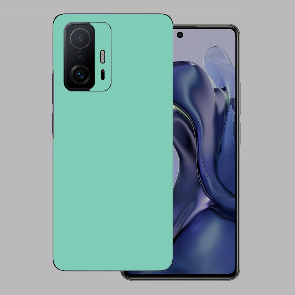 Xiaomi 11T - Fényes tiffany blue hátlap fólia