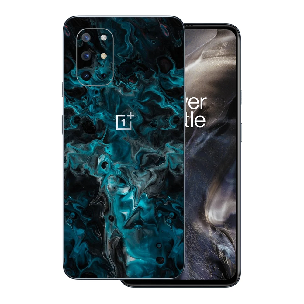 OnePlus 8T - Kék márvány mintás hátlap fólia