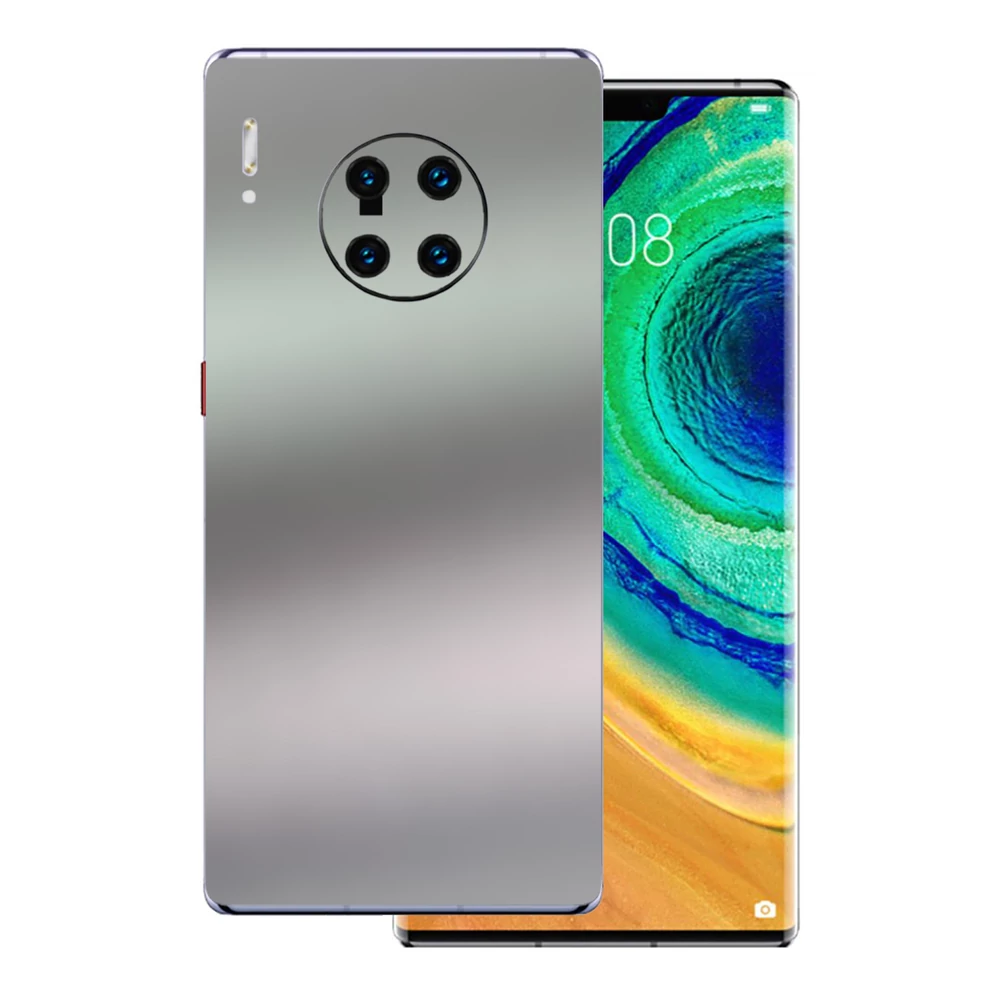 Huawei Mate 30 Pro - Matt króm ezüst hátlap fólia