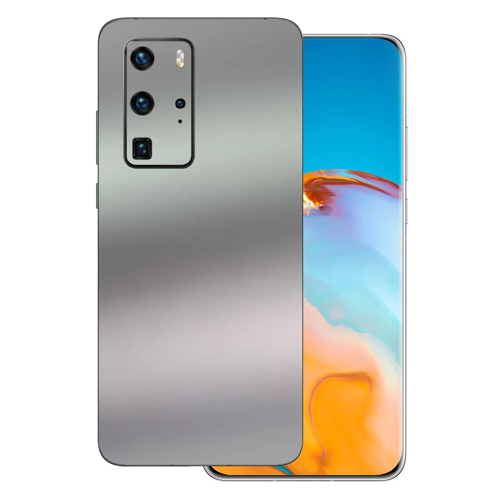 Huawei P40 Pro - Matt króm ezüst hátlap fólia