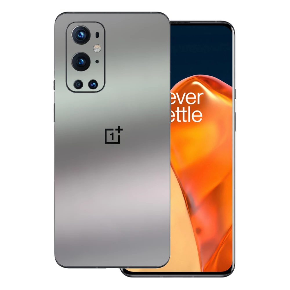 OnePlus 9 Pro - Matt króm ezüst hátlap fólia