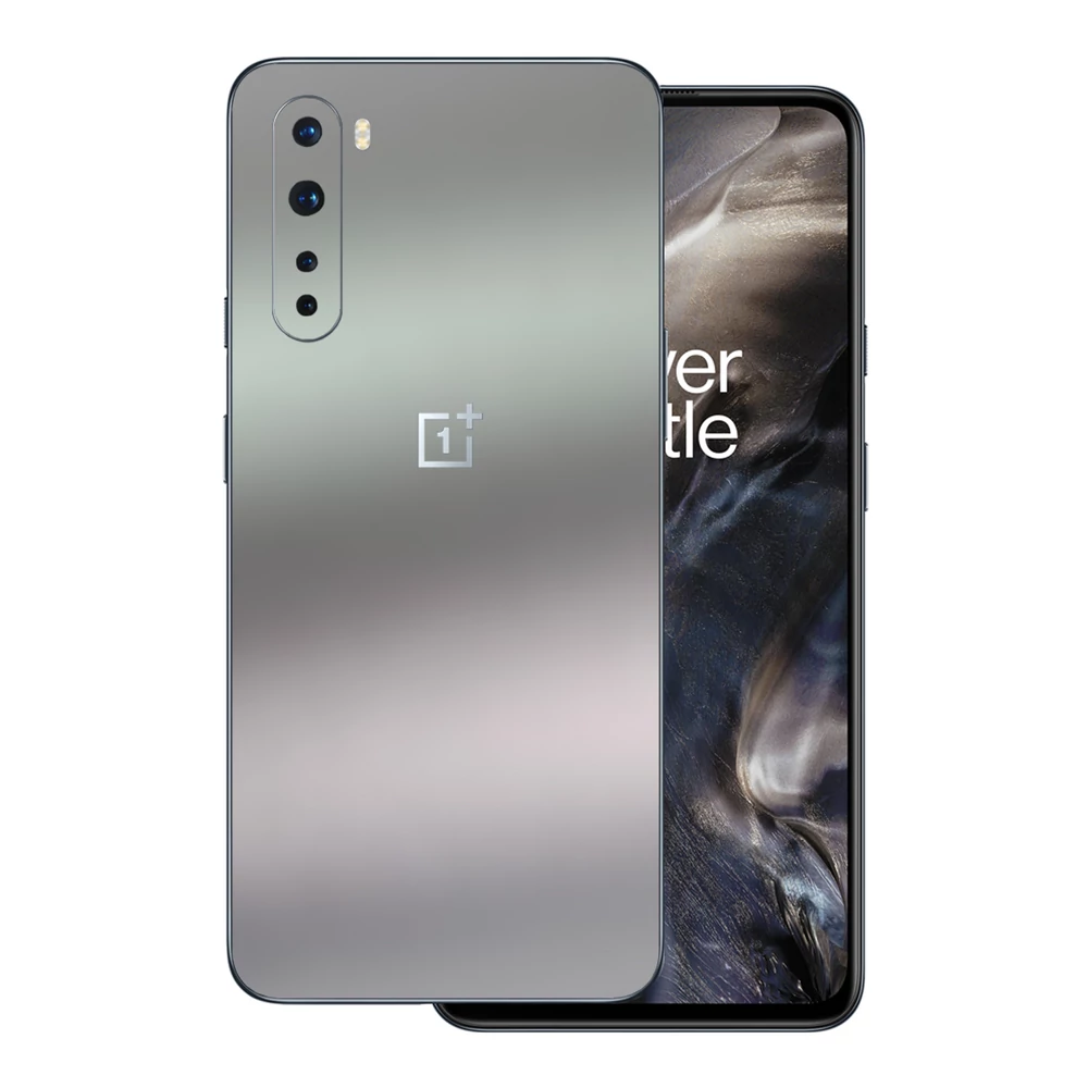 OnePlus Nord - Matt króm ezüst hátlap fólia