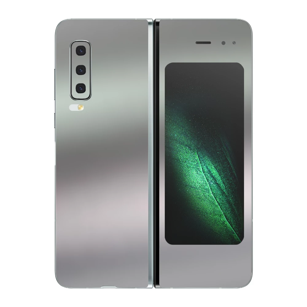 Samsung Galaxy Fold - Matt króm ezüst hátlap fólia