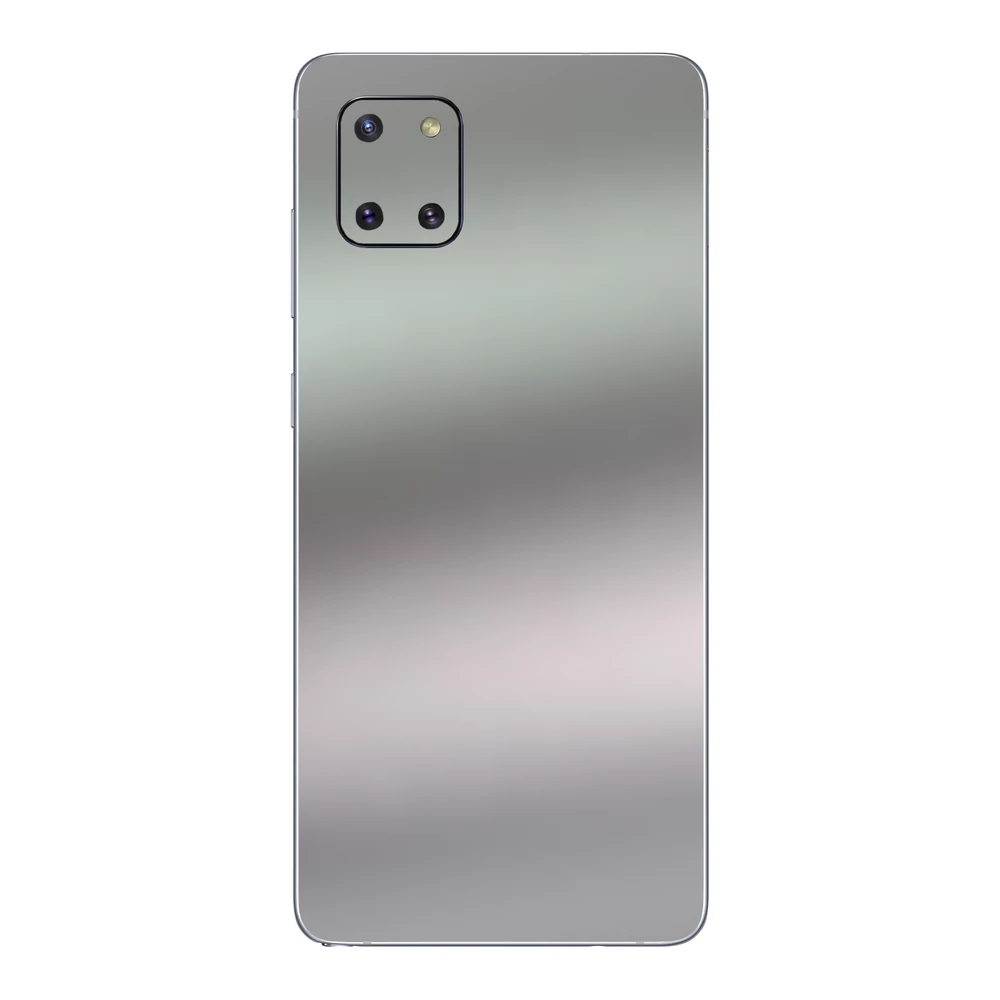 Samsung Galaxy Note 10 Lite - Matt króm ezüst hátlap fólia