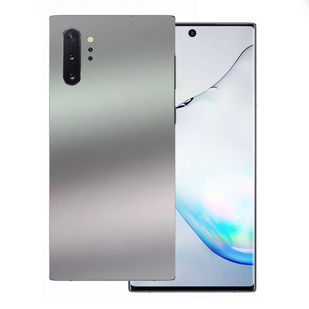 Samsung Galaxy Note 10 Plus - Matt króm ezüst hátlap fólia