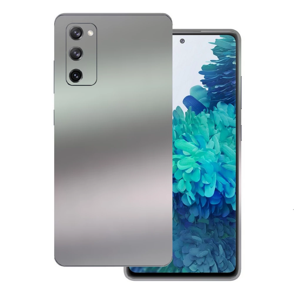 Samsung Galaxy S20 FE - Matt króm ezüst hátlap fólia