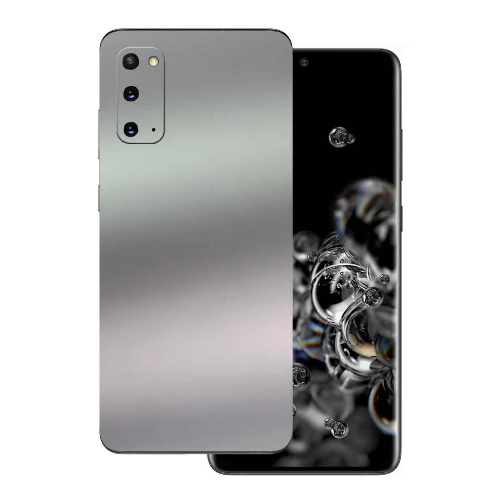 Samsung Galaxy S20 - Matt króm ezüst hátlap fólia
