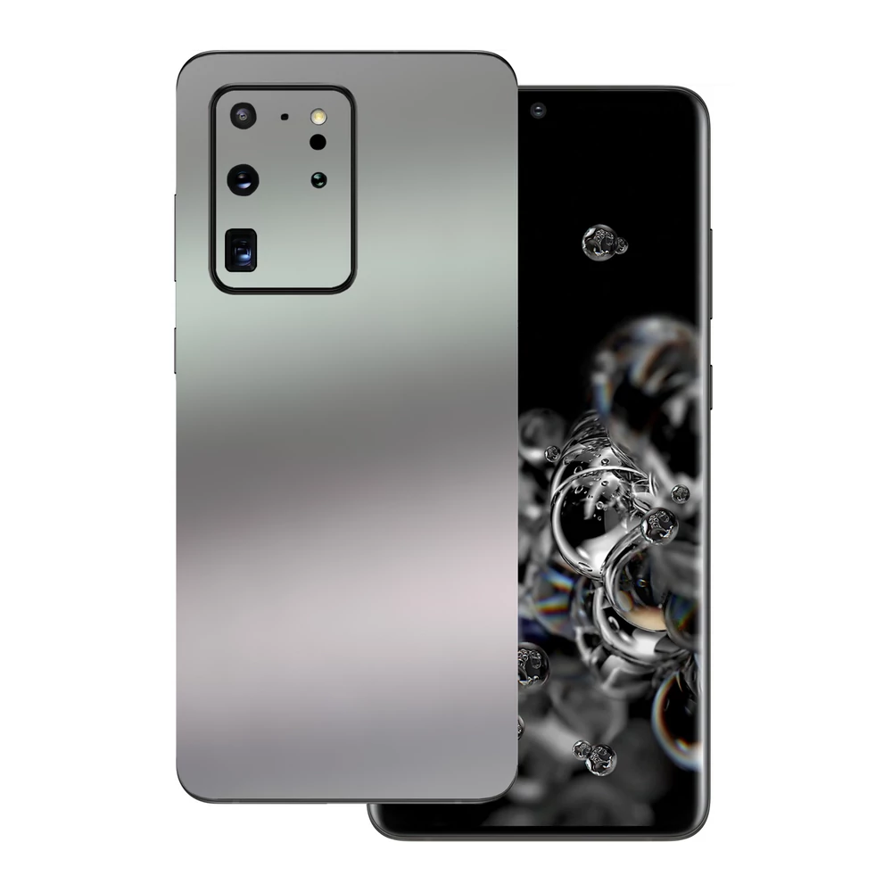 Samsung Galaxy S20 Ultra - Matt króm ezüst hátlap fólia