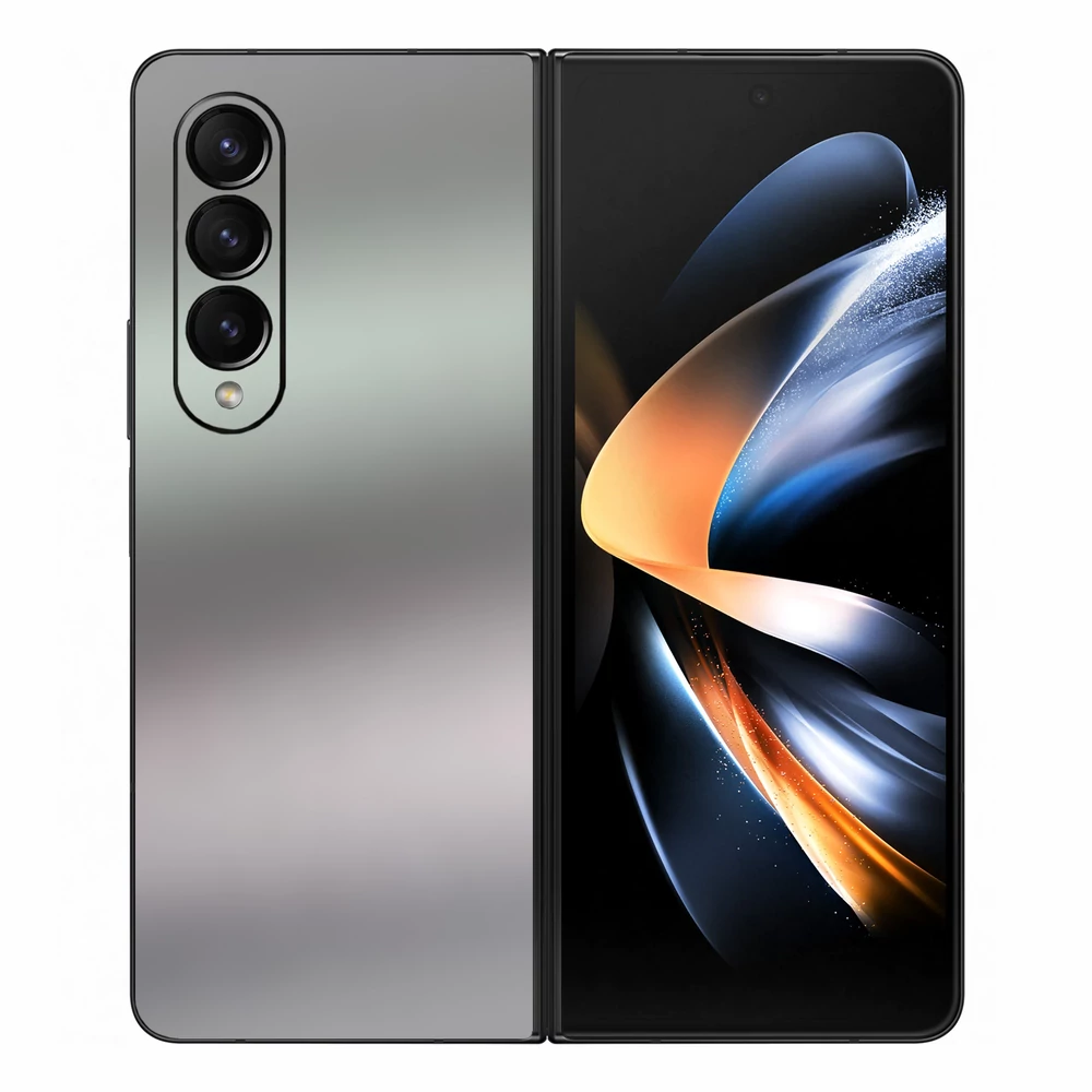 Samsung Galaxy Z Fold 3 - Matt króm ezüst hátlap fólia