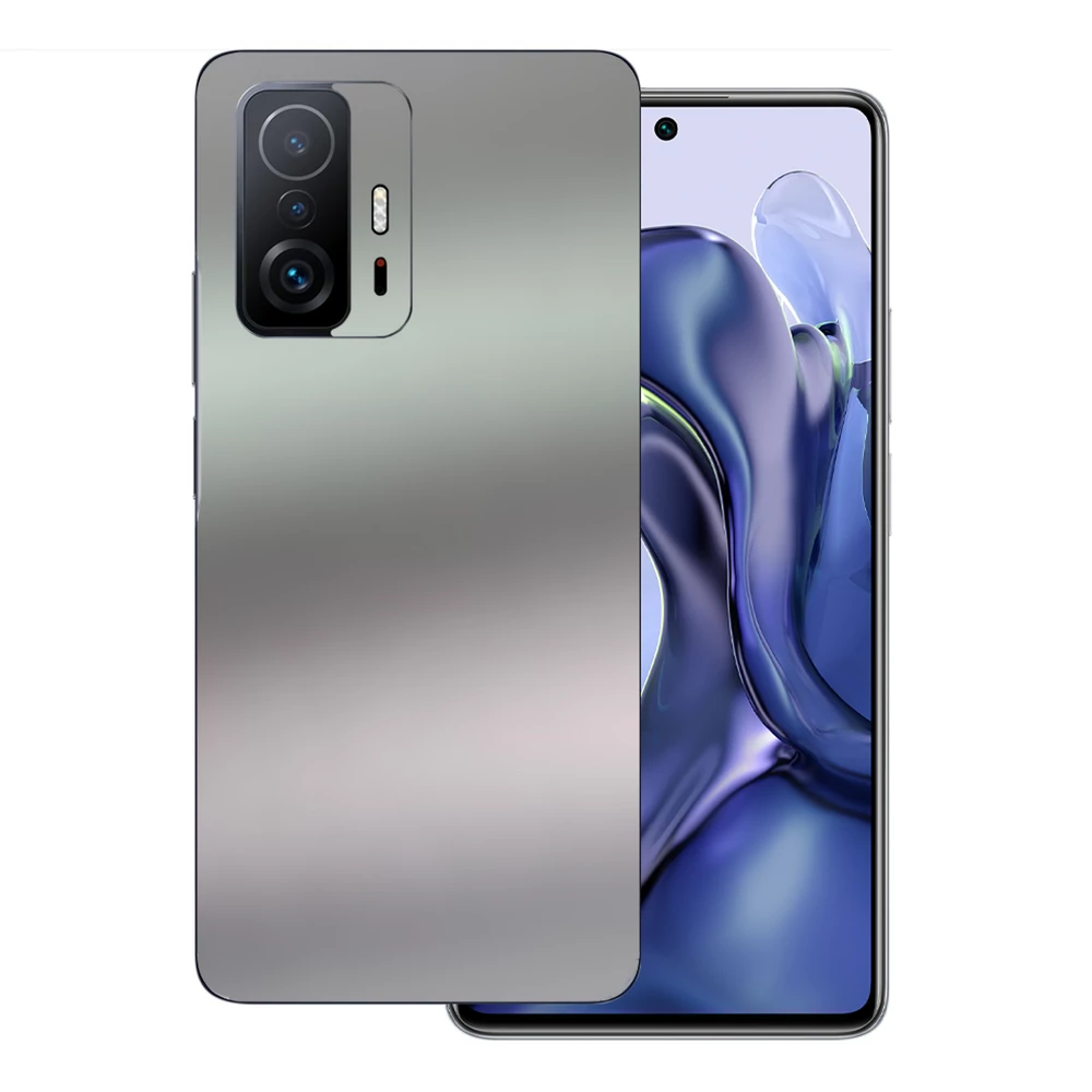 Xiaomi 11T - Matt króm ezüst hátlap fólia