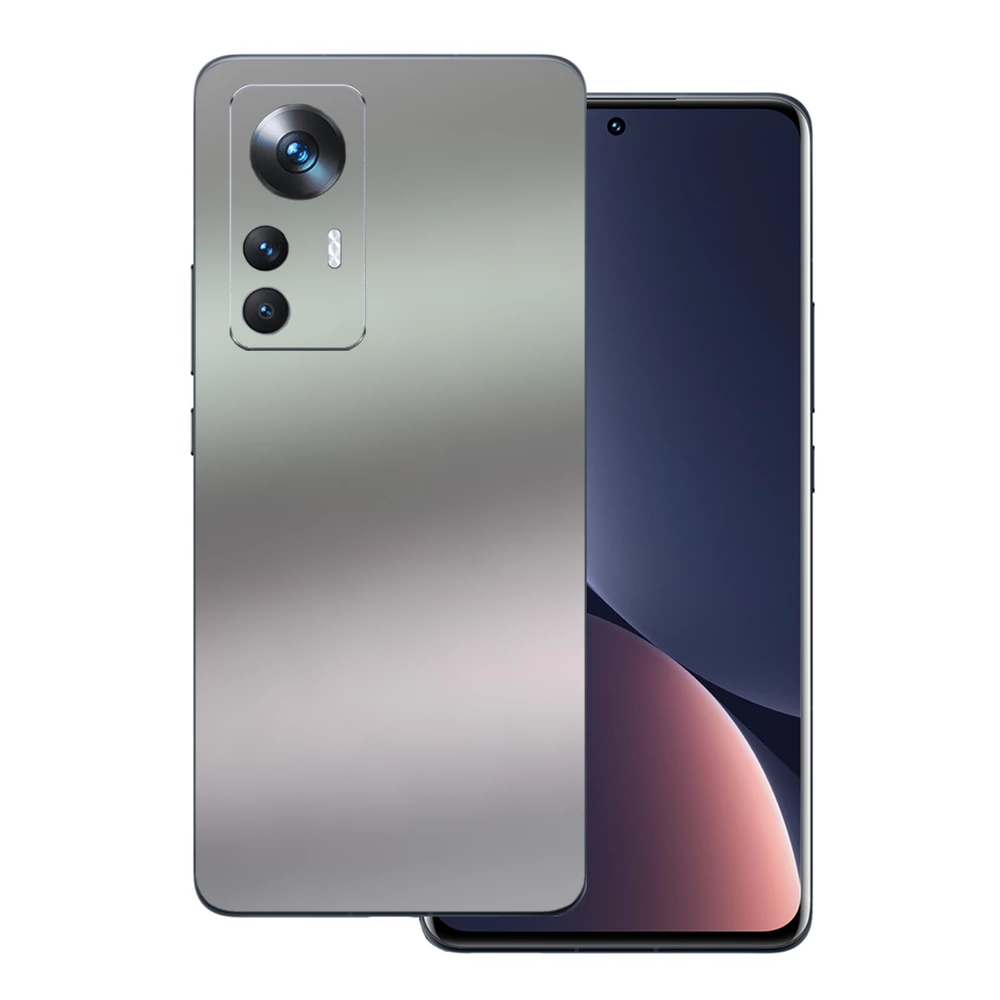 Xiaomi 12 Lite - Matt króm ezüst hátlap fólia