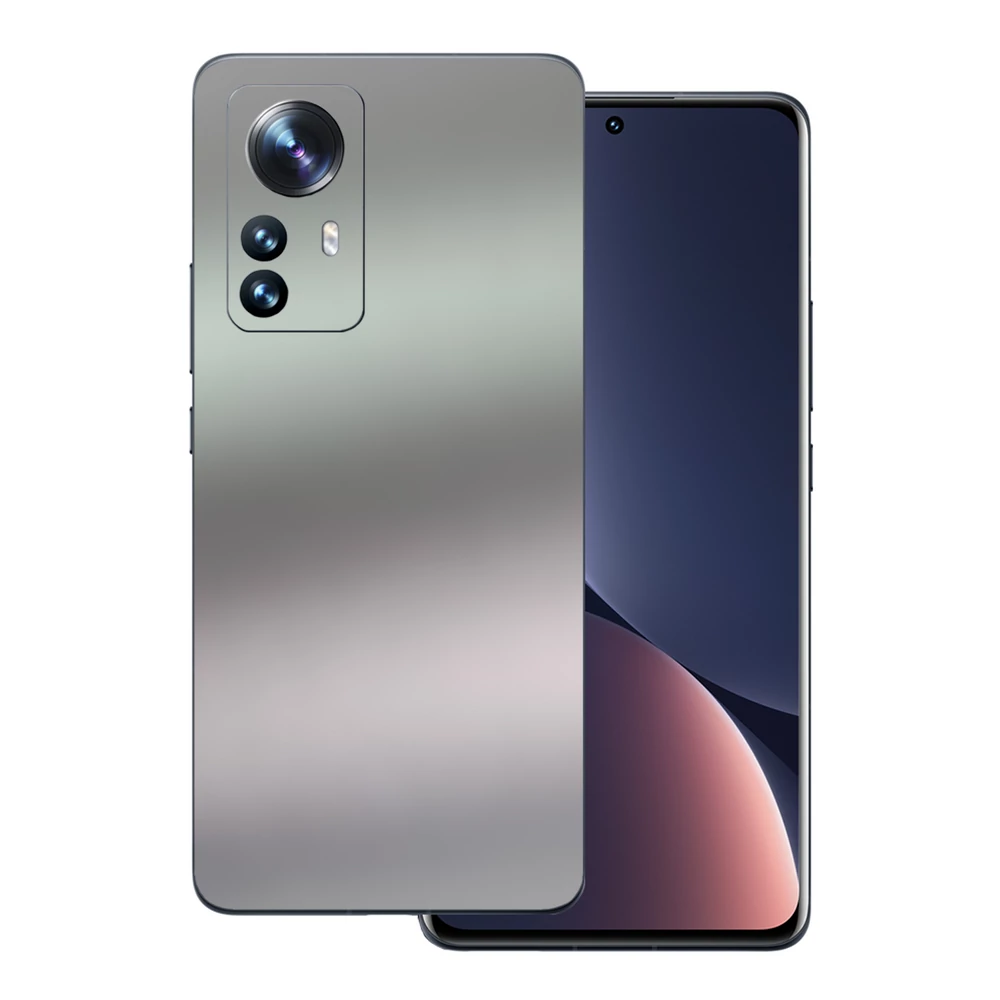 Xiaomi 12 Pro - Matt króm ezüst hátlap fólia