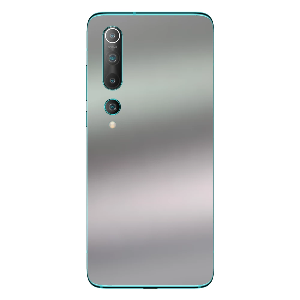 Xiaomi Mi 10 - Matt króm ezüst hátlap fólia