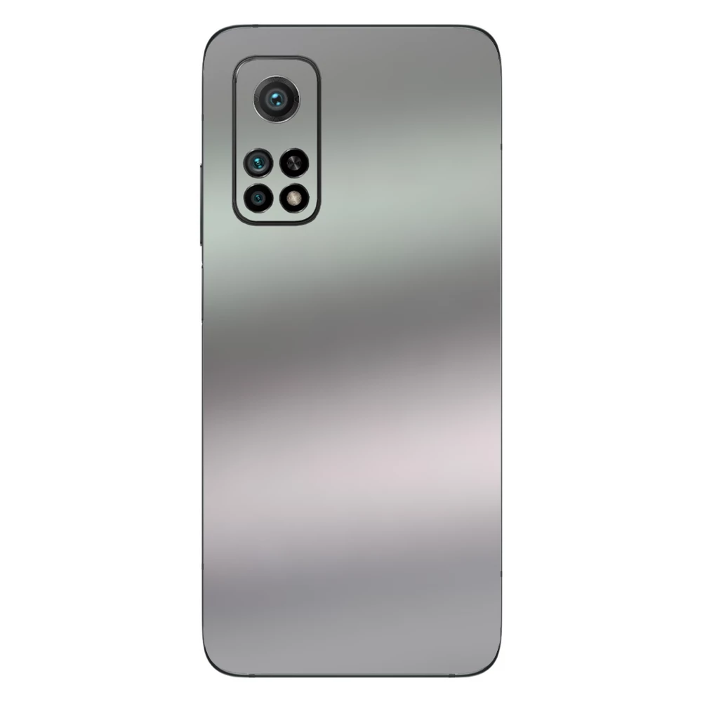 Xiaomi Mi 10T Pro - Matt króm ezüst hátlap fólia