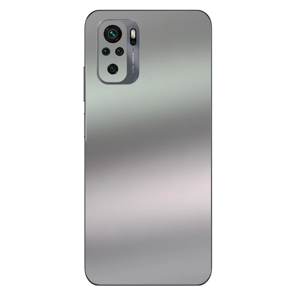 Xiaomi Redmi Note 10 - Matt króm ezüst hátlap fólia