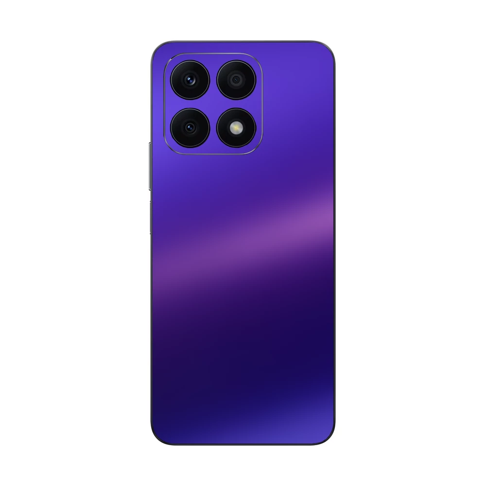 Honor X8a - Matt króm szatén lila hátlap fólia