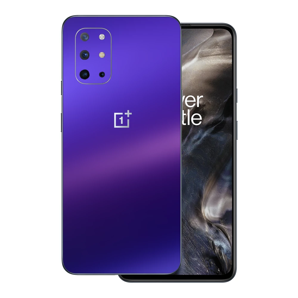OnePlus 8T - Matt króm szatén lila hátlap fólia