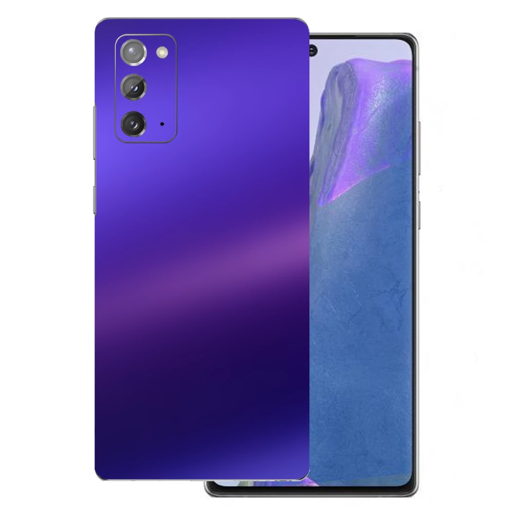 Samsung Galaxy Note 20 - Matt króm szatén lila hátlap fólia