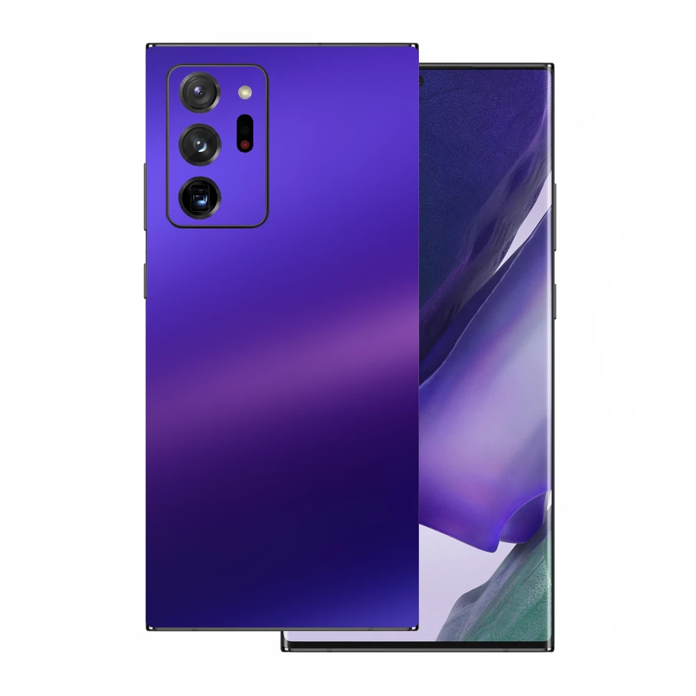 Samsung Galaxy Note 20 Ultra - Matt króm szatén lila hátlap fólia