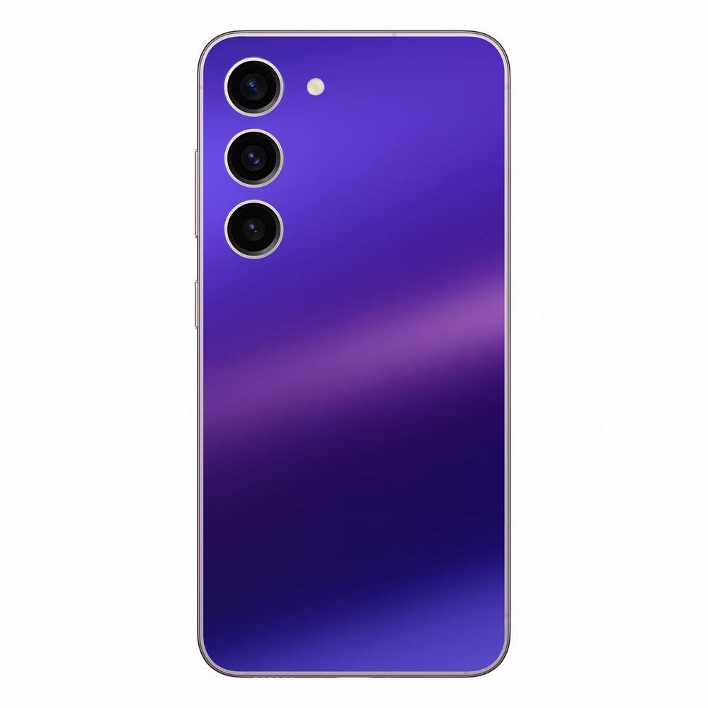 Samsung Galaxy S24 Plus - Matt króm szatén lila hátlap fólia