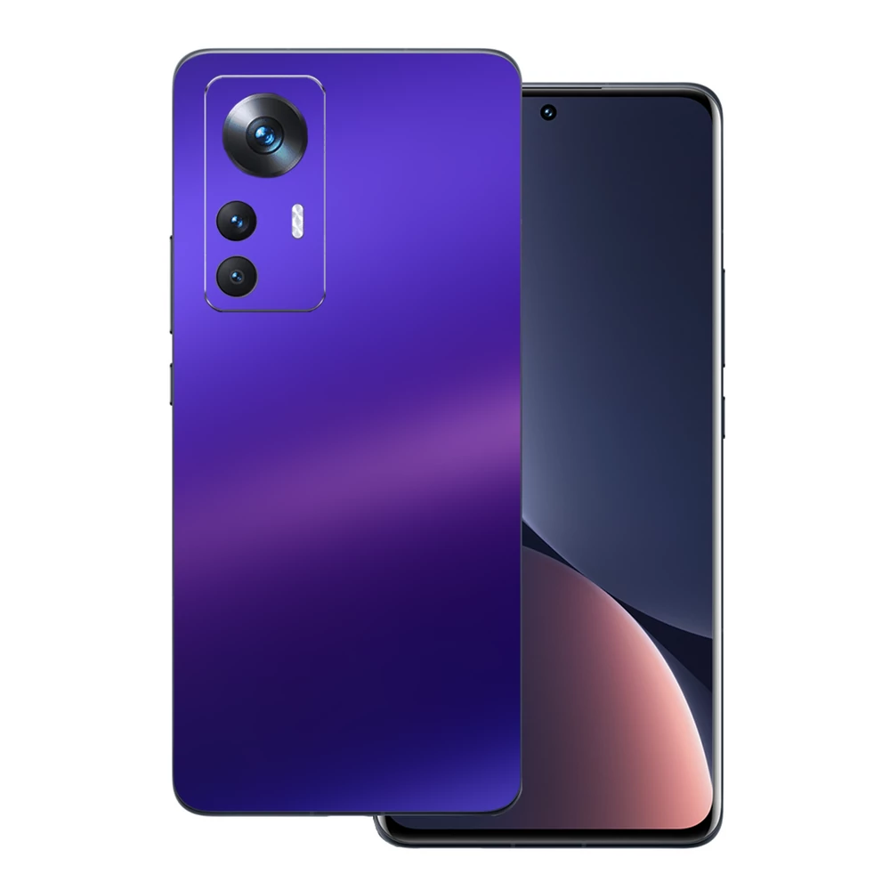 Xiaomi 12 Lite - Matt króm szatén lila hátlap fólia