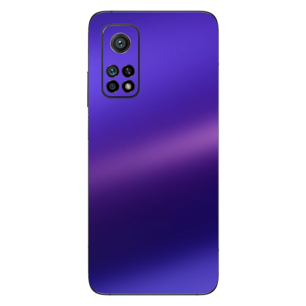 Xiaomi Mi 10T Pro - Matt króm szatén lila hátlap fólia