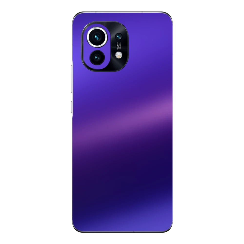 Xiaomi Mi 11 - Matt króm szatén lila hátlap fólia