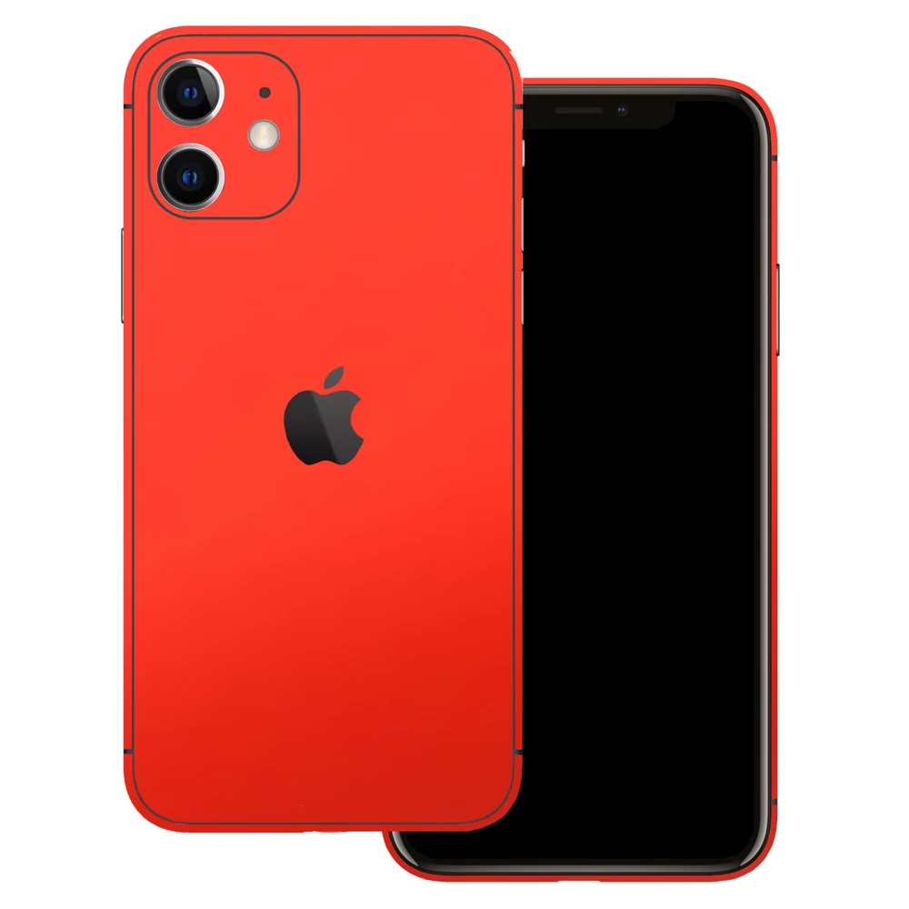 iPhone 11 - Matt mandarin hátlap fólia
