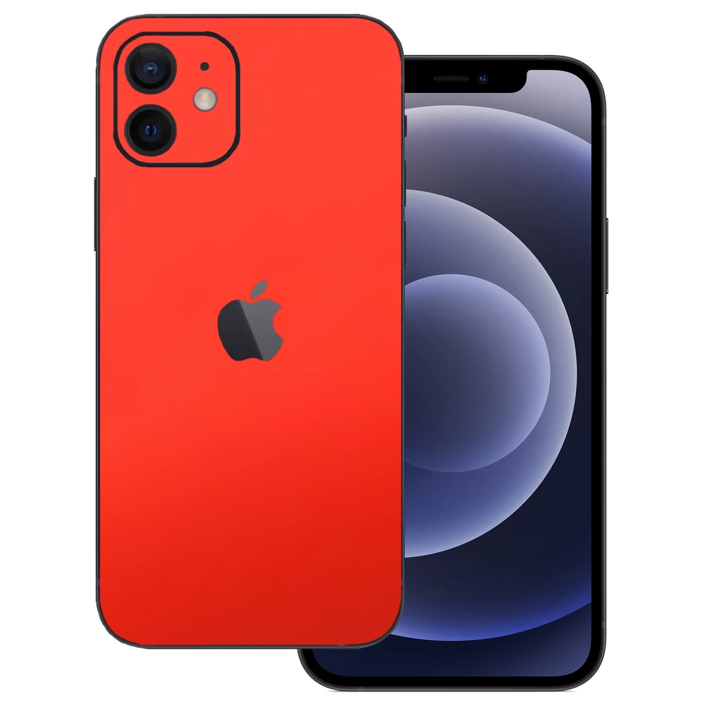 iPhone 12 Mini - Matt mandarin hátlap fólia