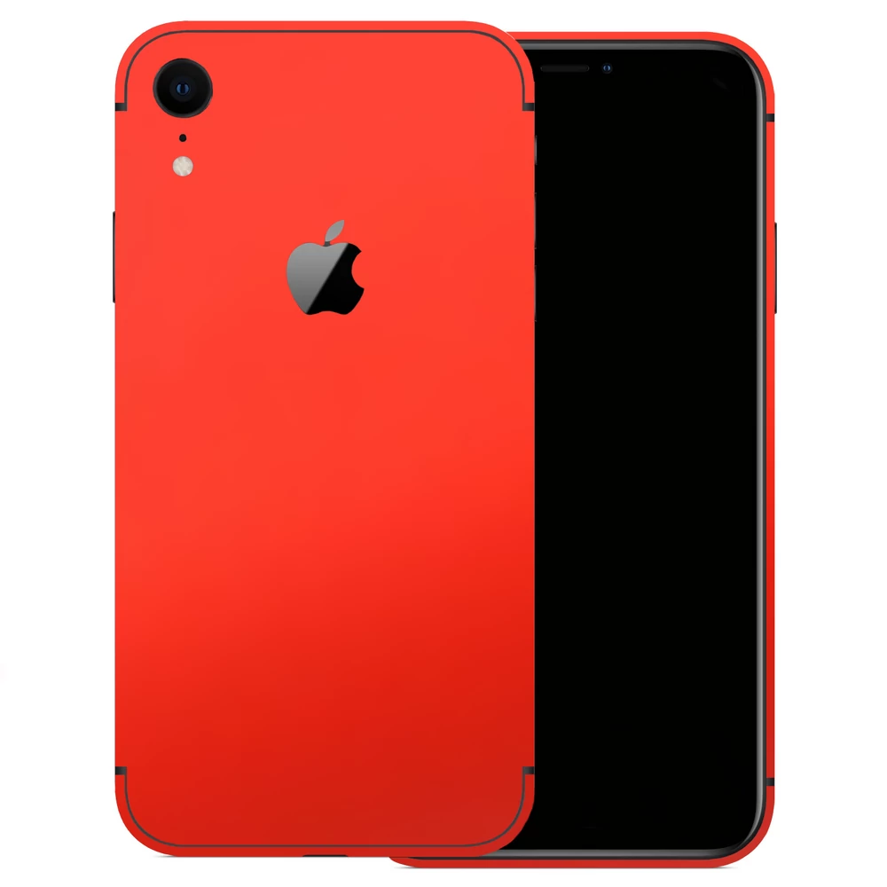 iPhone XR - Matt mandarin hátlap fólia