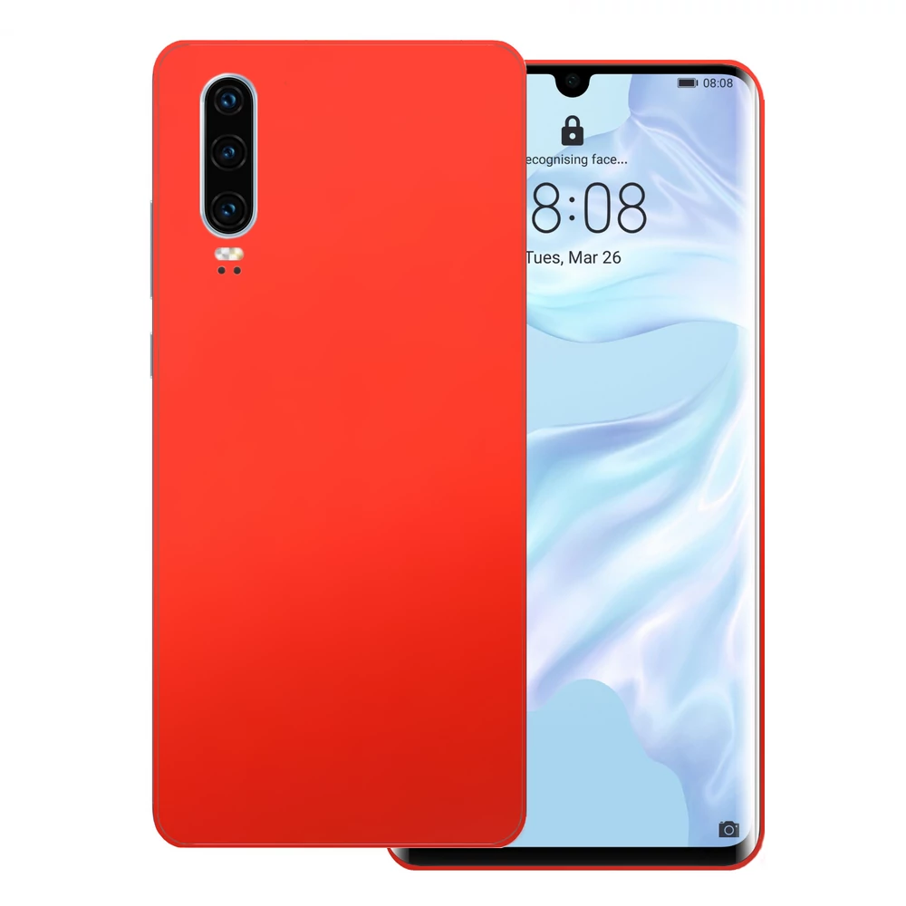 Huawei P30 - Matt mandarin hátlap fólia