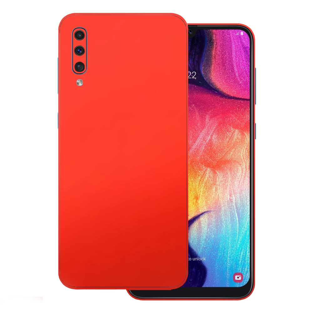 Samsung Galaxy A50 - Matt mandarin hátlap fólia