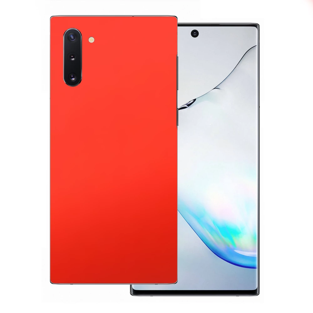 Samsung Galaxy Note 10 - Matt mandarin hátlap fólia
