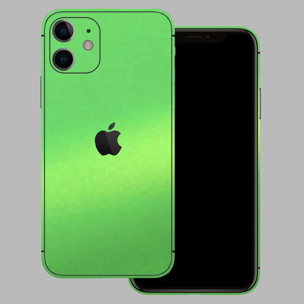 iPhone 11 - Matt metál lime hátlap fólia