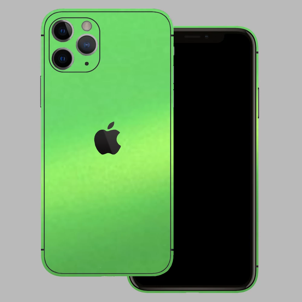 iPhone 11 Pro Max - Matt metál lime hátlap fólia