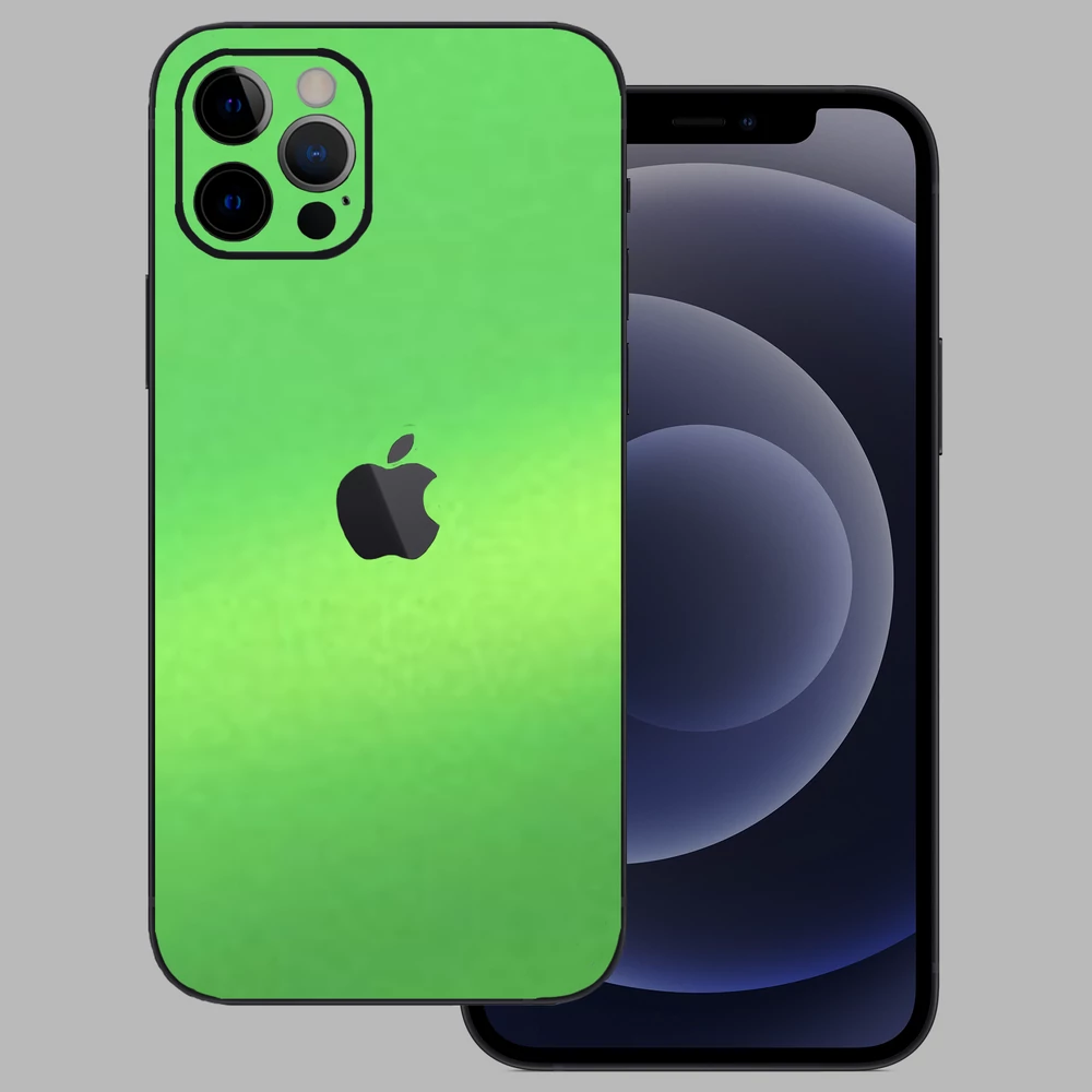 iPhone 12 Pro Max - Matt metál lime hátlap fólia