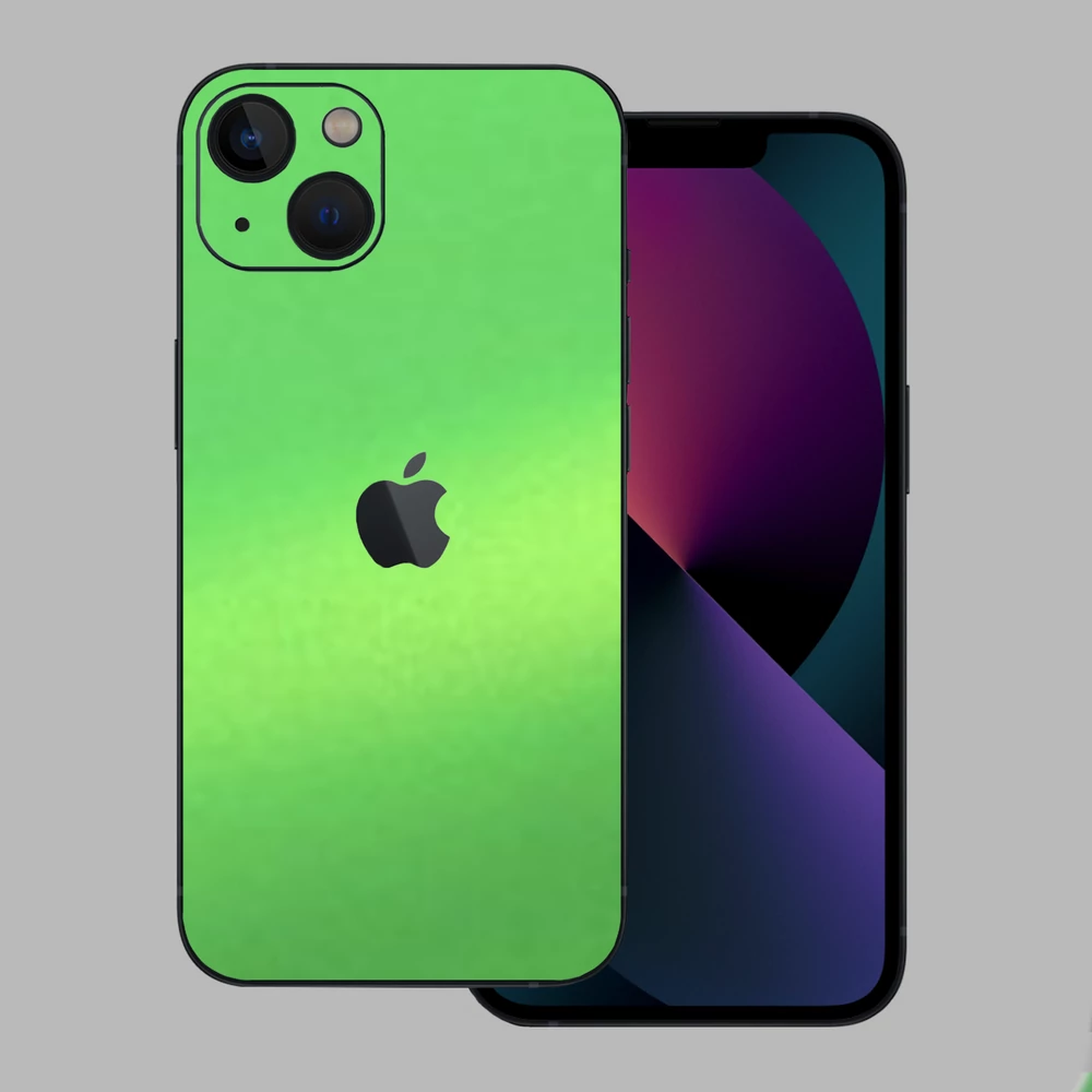 iPhone 13 - Matt metál lime hátlap fólia
