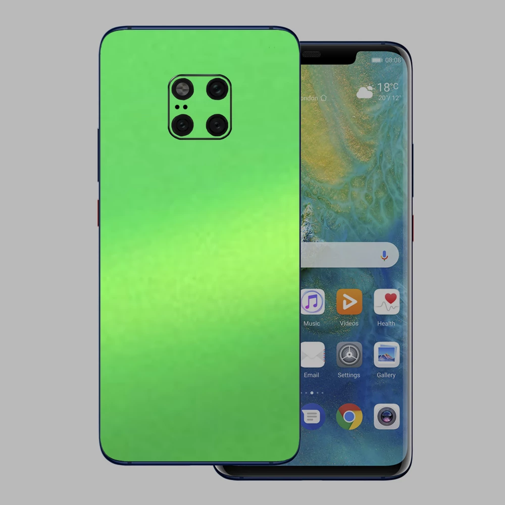 Huawei Mate 20 Pro - Matt metál lime hátlap fólia