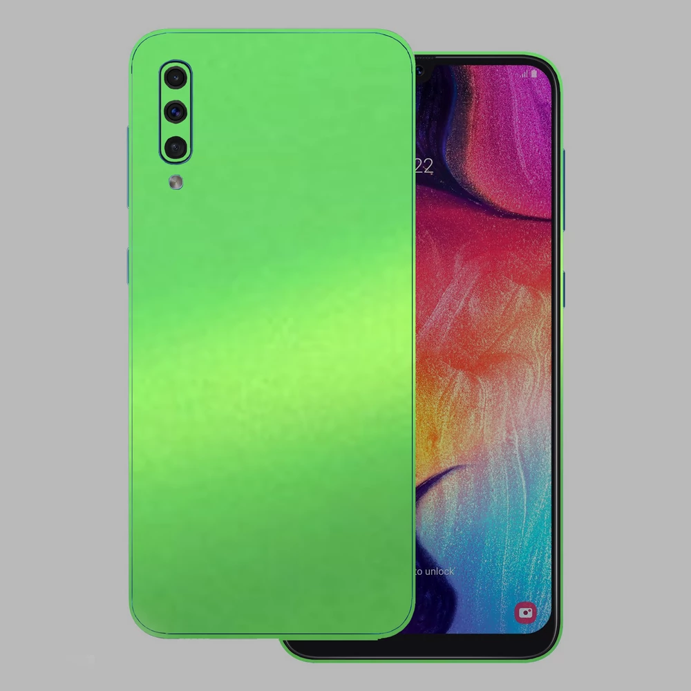 Samsung Galaxy A70 - Matt metál lime hátlap fólia