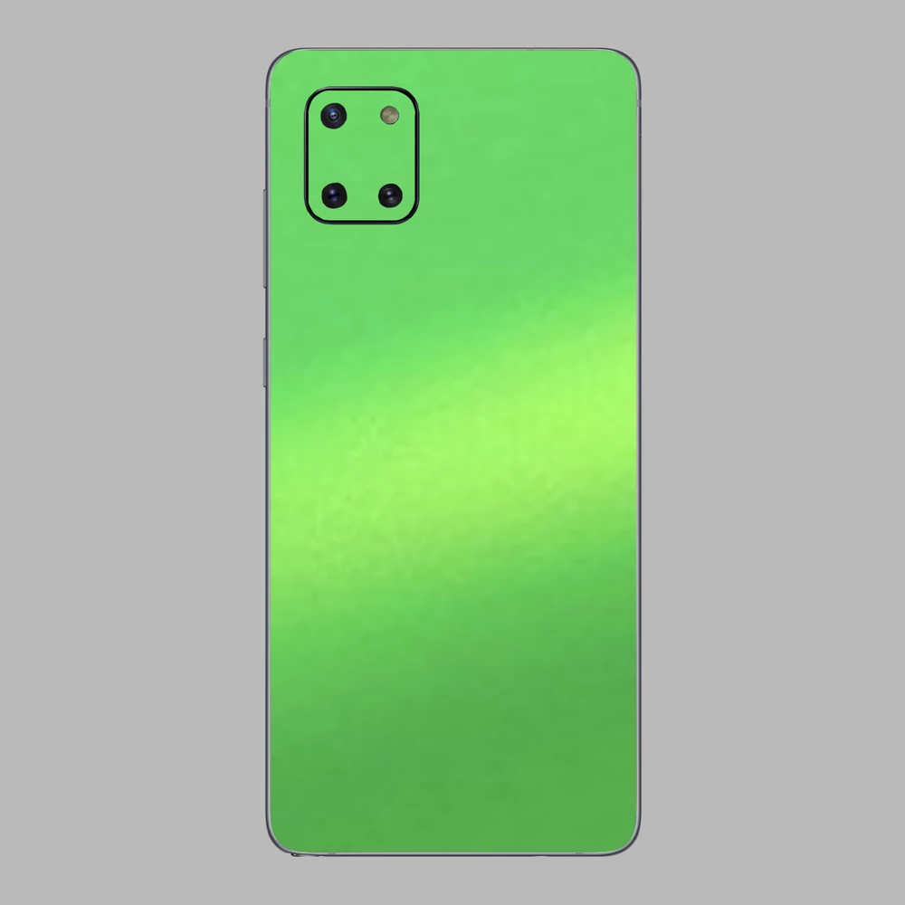 Samsung Galaxy Note 10 Lite - Matt metál lime hátlap fólia