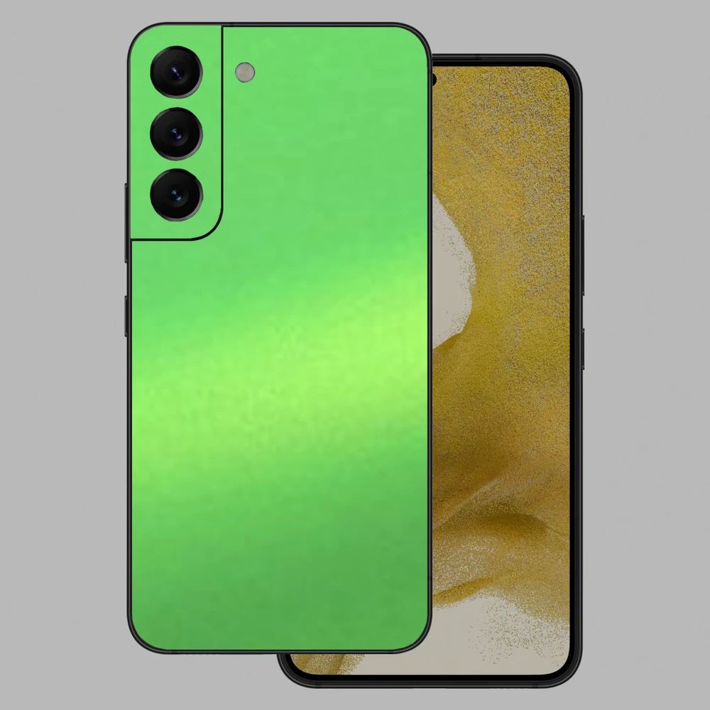 Samsung Galaxy S22 - Matt metál lime hátlap fólia