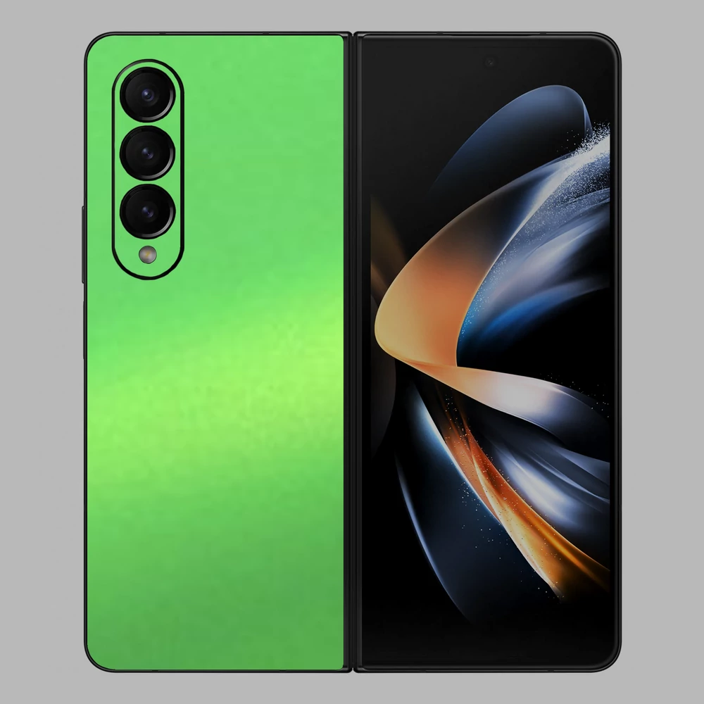 Samsung Galaxy Z Fold 3 - Matt metál lime hátlap fólia