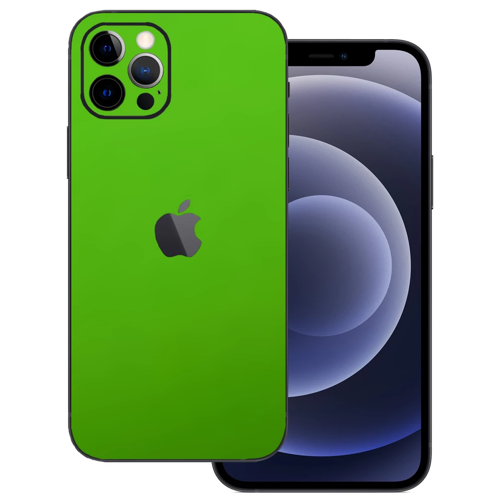 iPhone 12 Pro - Matt zöld alma hátlap fólia