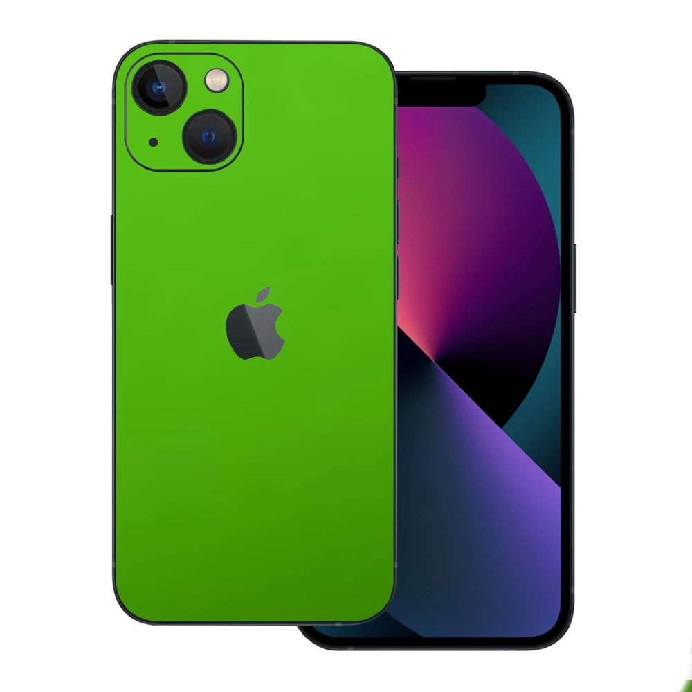 iPhone 13 - Matt zöld alma hátlap fólia